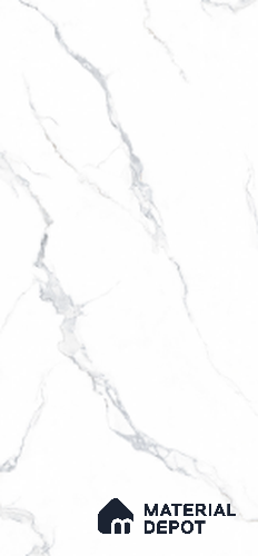 Floor & Wall Tile TL 10988 | Florest White | 4 ft x 2 ft Crits Micro Matte Finish Porcelain Tile - 9 mm | 4 Random Design | Suitable for Living Room, Bedroom, Dining & Bathroom | 3 mm Spacer Required