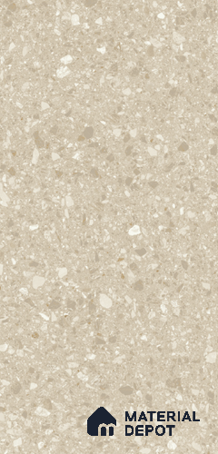 Terrazzo Wall & Floor Tile TL 10994 G | Royal Tera Natural | 4 ft x 2 ft Crits Micro Matte Finish Porcelain Tile - 9 mm | 4 Random Design | Suitable for Living Room, Bedroom, Dining & Bathroom | 3 mm Spacer Required