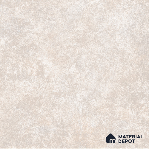 TL 08690 White 1.31 ft x 1.31 ft Matte Finish Vitrified Floor Tile - 11 mm | Pattern Alignment May Vary | 2-3 mm Spacer is Mandatory