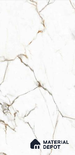 TL 08616 White 4 ft x 2 ft Glossy Finish Vitrified Floor & Wall Tile - 9 mm