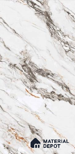 TL 08617 White 4 ft x 2 ft Glossy Finish Vitrified Floor & Wall Tile - 9 mm