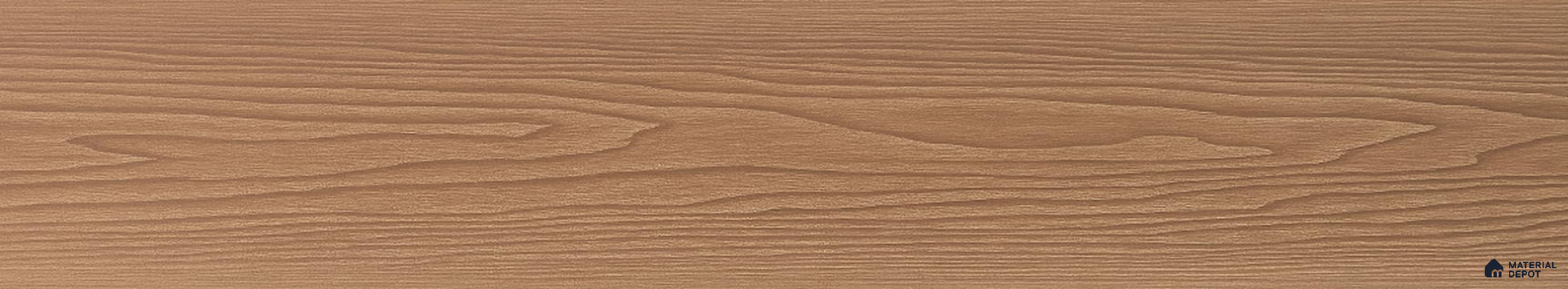Copper Brown Composite Floor CF 00022 B Rectangular Plain Design 9.51 ft x 5.52 inch WPC Decking - 21 mm | Suitable for Balcony, Patio & Outdoor