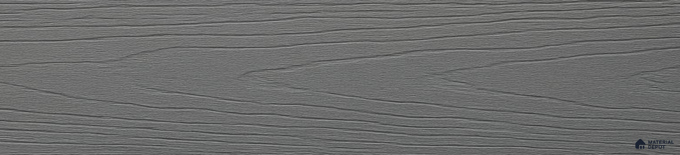 Grey Composite Floor CF 00021 B Circular Hollow & Pattern 1 Design 9.51 ft x 5.52 inch WPC Decking - 25 mm | Suitable for Balcony, Patio & Outdoor