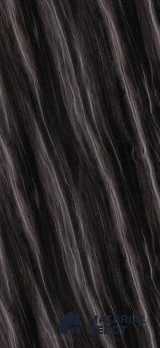Black Marble Look LM 23399 8 ft x 4 ft Texture Finish Decorative Laminate - 1 mm | Suitable for TV Unit, Wardrobe, Kitchen Cabinets