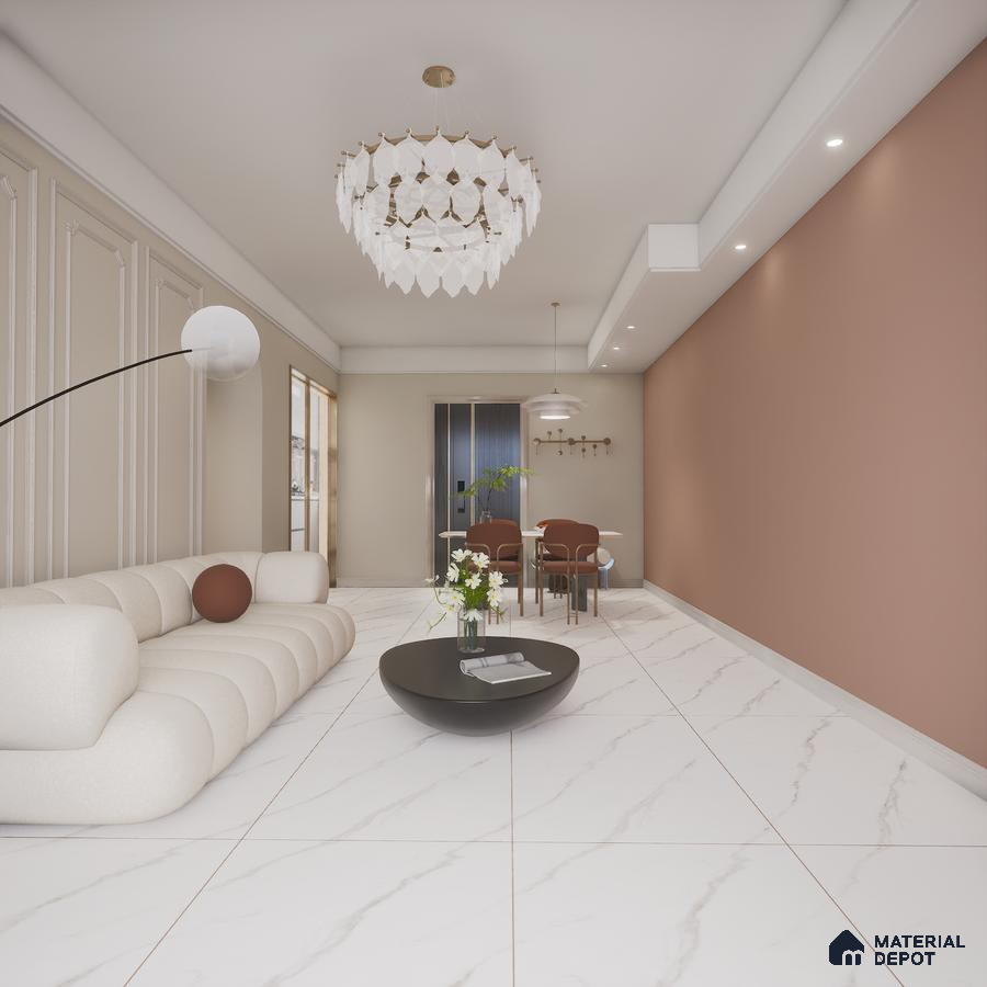 Dorado 1200x600 mm Rustic Carving Finish GVT Tile | Material Depot
