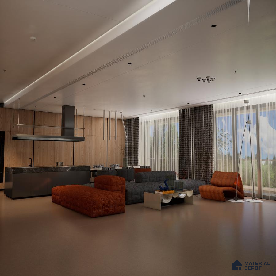 Mozart Pulpis Matt 1600x800 mm Matte Finish Sand Dune Full Body Floor and Wall Tile - 9 mm | Material Depot