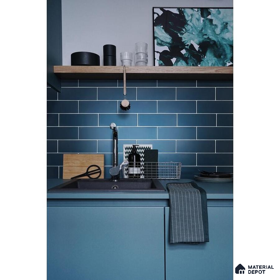 Blue Horizon Monochromatic Bliss in the Kitchen | Material Depot
