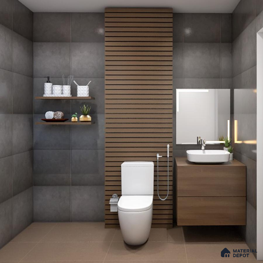 Chic Bathroom: Stylish Design with Smart Storage
