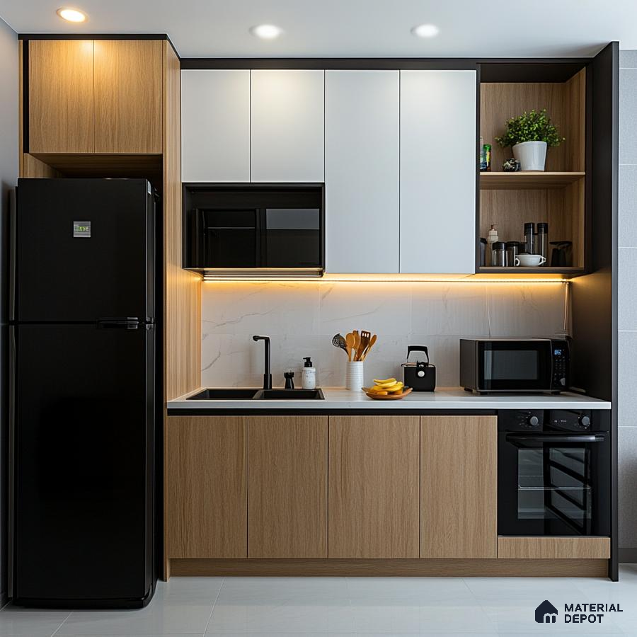 Compact Urban Kitchen: Modern Features in a Stylish Layout | Material Depot