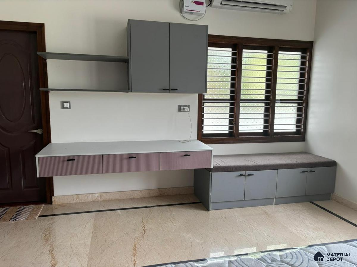 Contemporary Workspace with Storage in Bengaluru | Material Depot