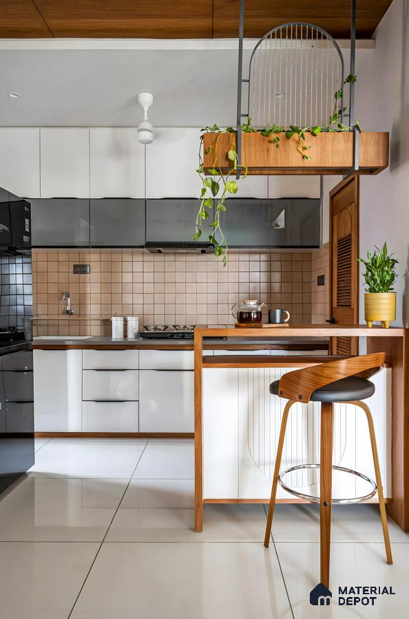 Decorative Kichen With Morroccan Backsplash | Material Depot