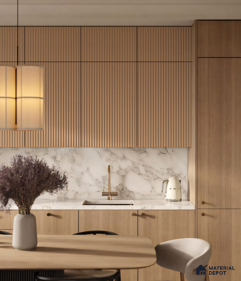 Contemporary Green Kitchen Haven | Material Depot