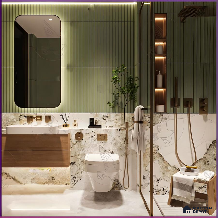 Elegant Modern Bathroom Retreat | Material Depot