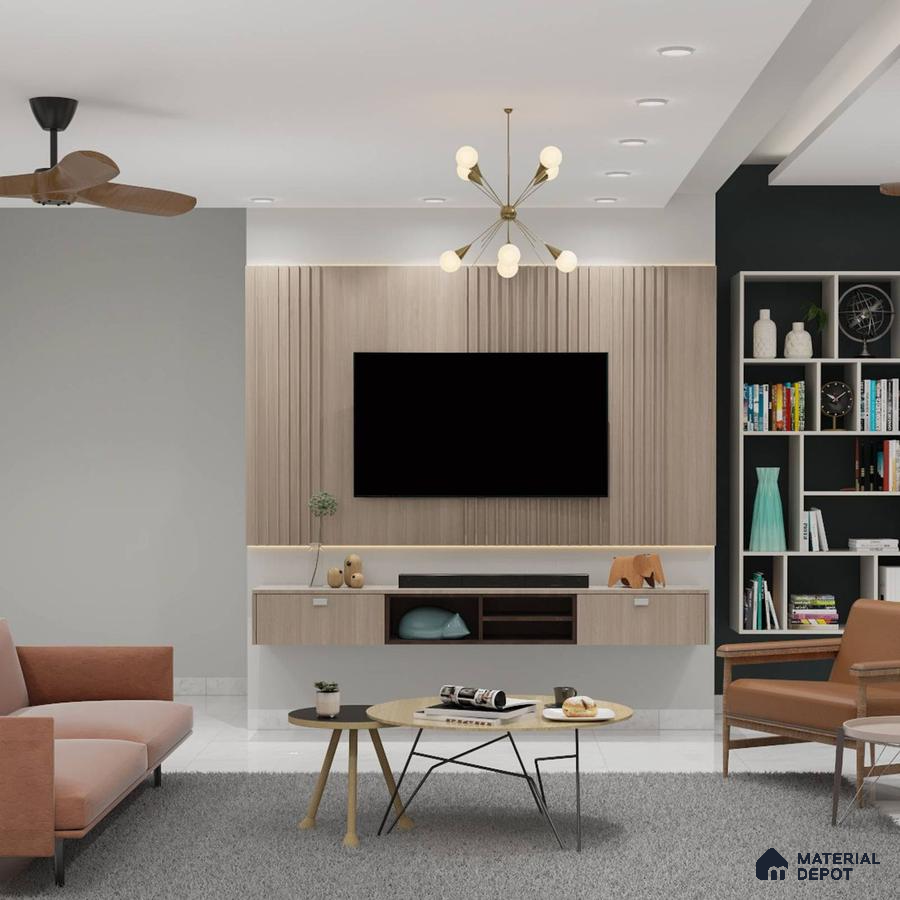 Drawer Wall TV Console