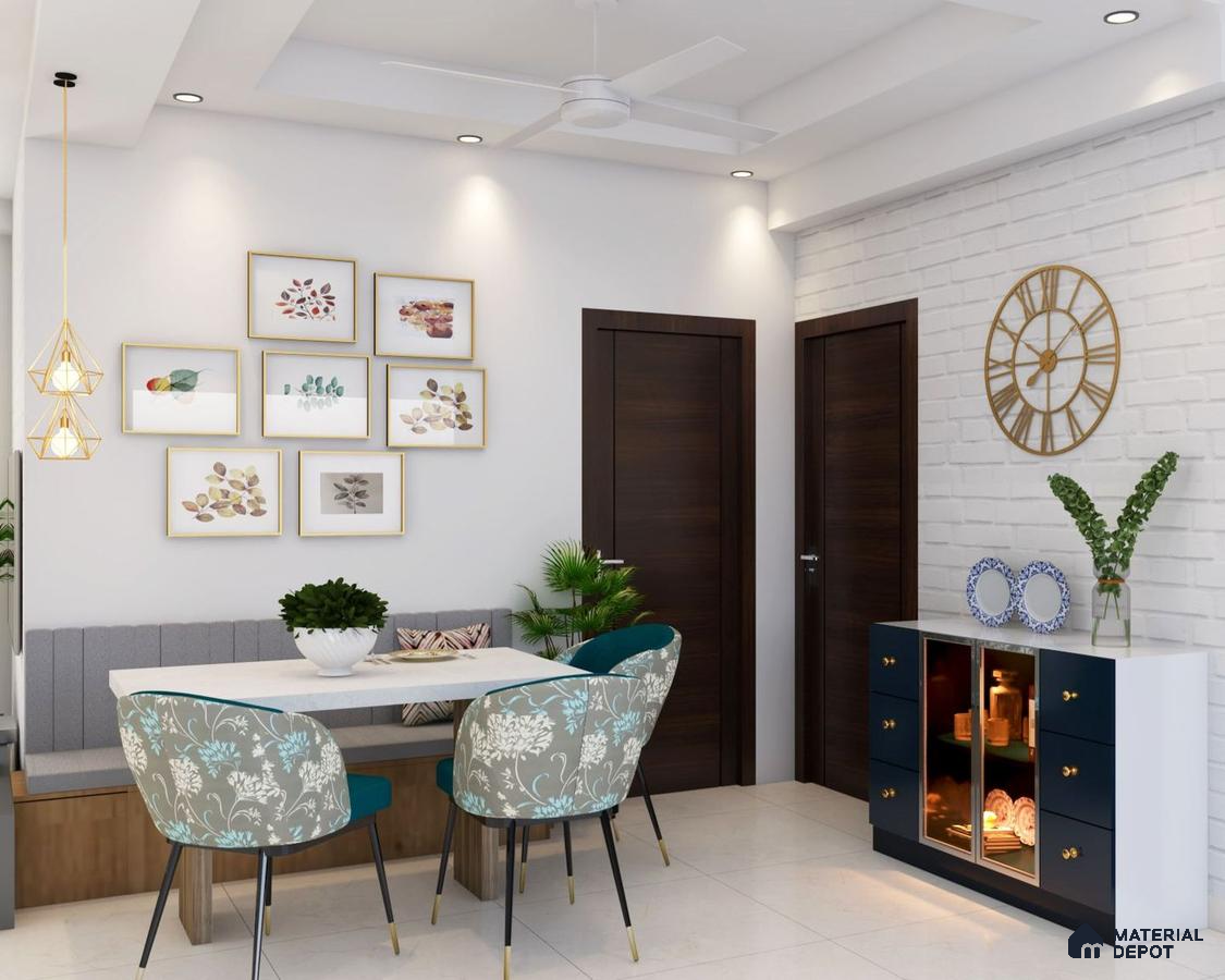 Floral 6-Seater Dining Ensembl