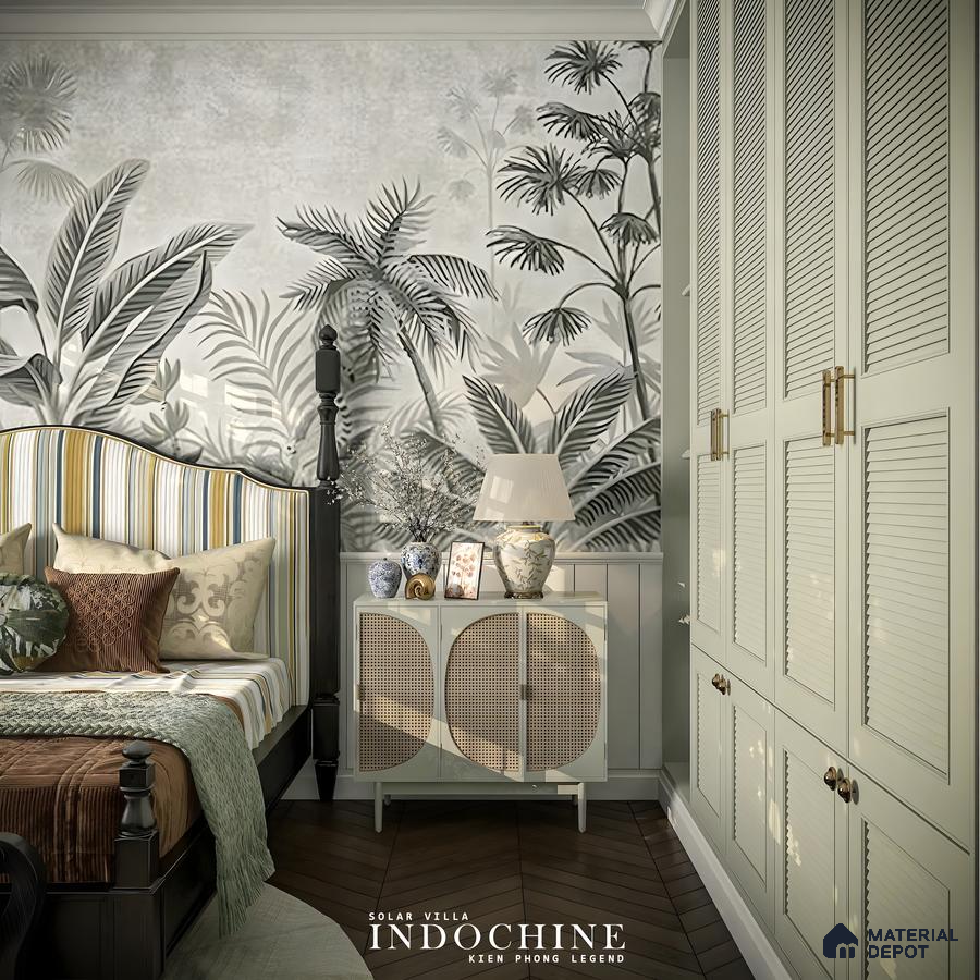 Indochine Charm In A Heritage Bedroom Setting | Material Depot