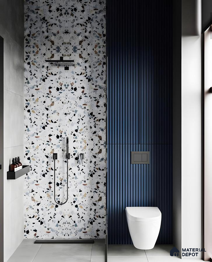 Modern Elegance: Sleek and Spacious Bathroom | Material Depot