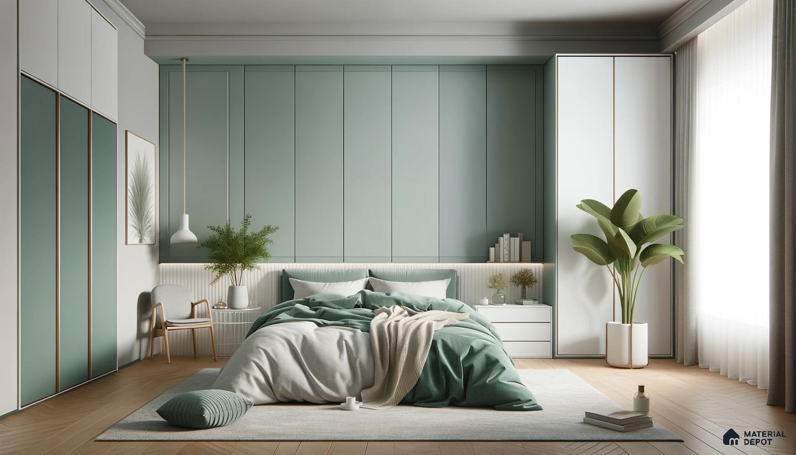 Modern Serenity in a Soothing Palette with Natural Accents | Material Depot