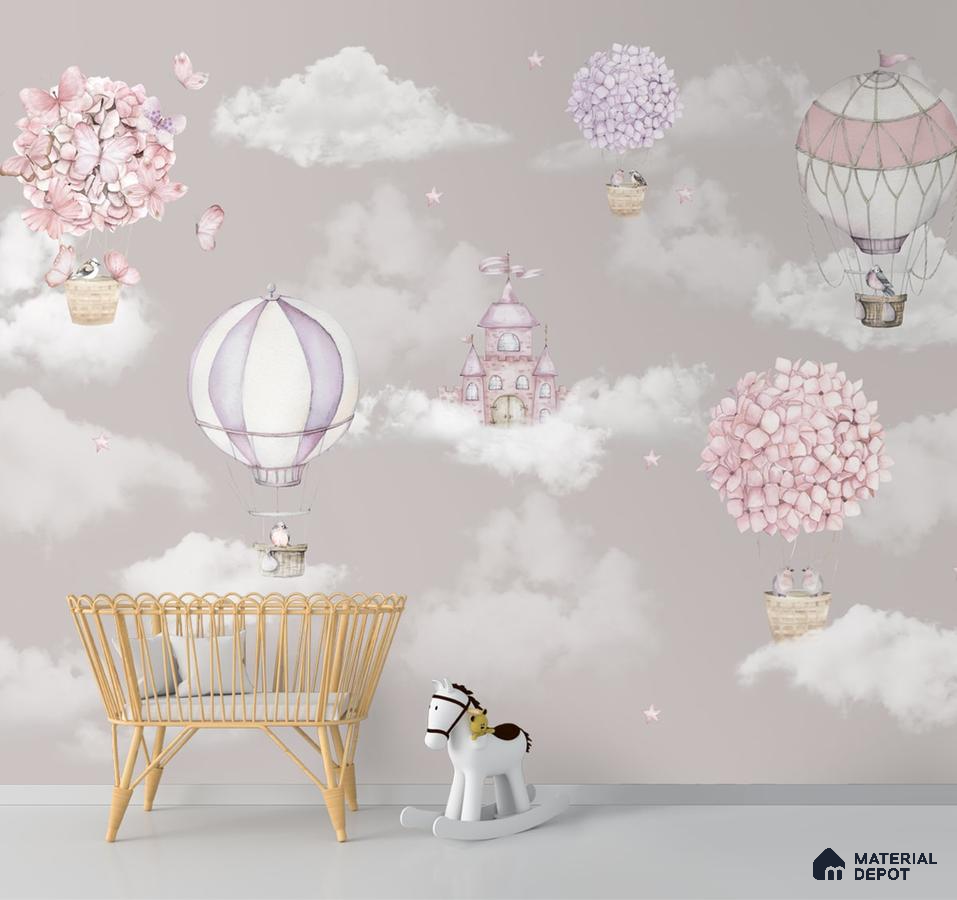 A close-up of a My Little Sunshine, a Cute Kids Wallpaper, Customised Sparkla N Shine Series Entertainment Design (Customised Size Wallpaper) with a finish available at Material Depot in Bangalore
