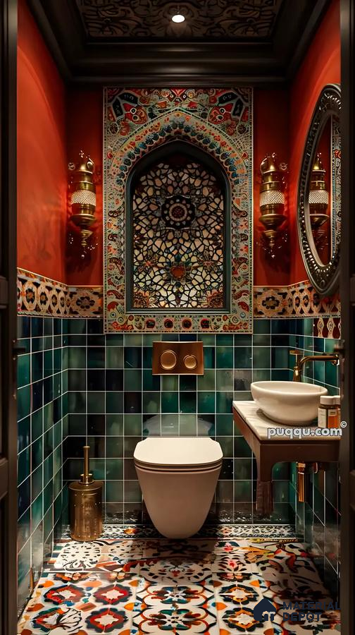 Opulent Moroccan-Inspired Bathroom Retreat | Material Depot