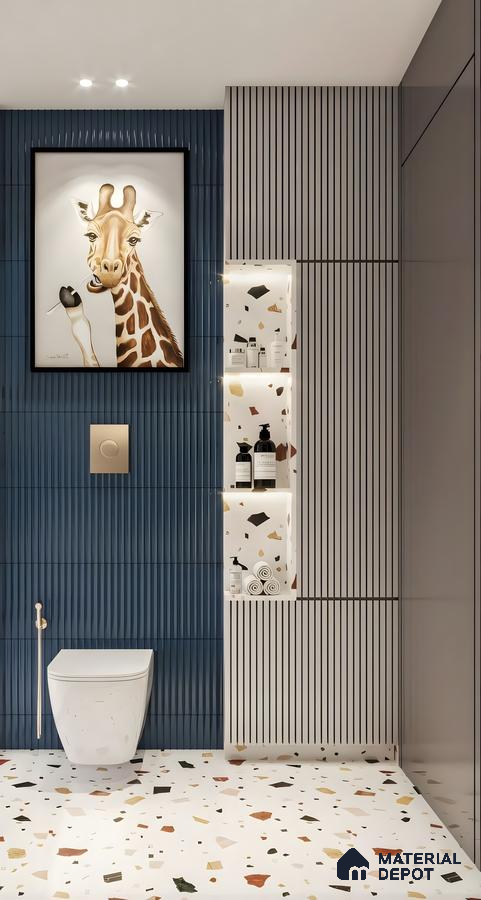 Playful Terrazzo Charm in a Modern Bathroom | Material Depot