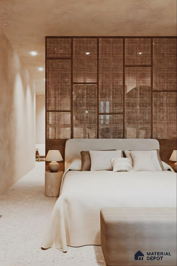 Serene Slumber in a Textured Haven | Material Depot