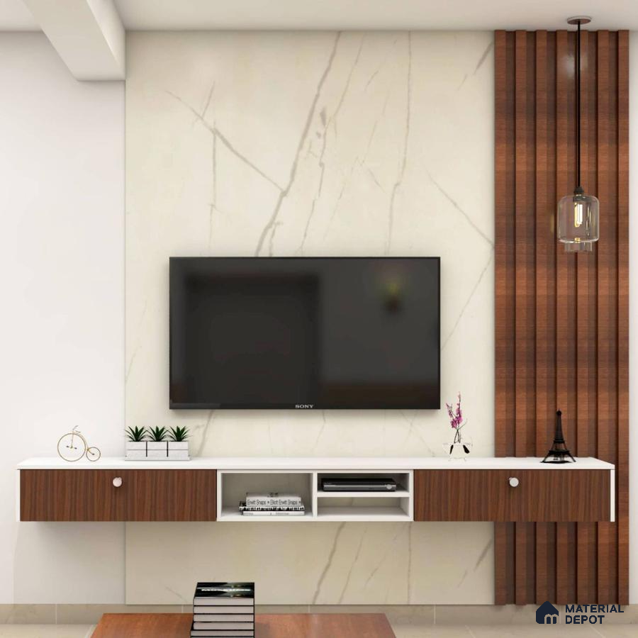 Wooden Flute TV Setup