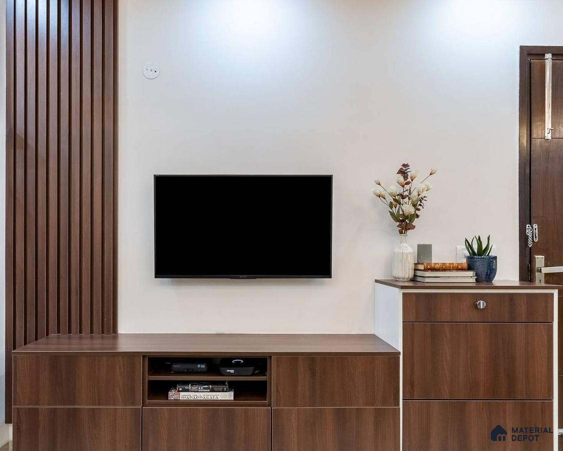 Stylish Storage: Modern TV Cabinet with Ample Space