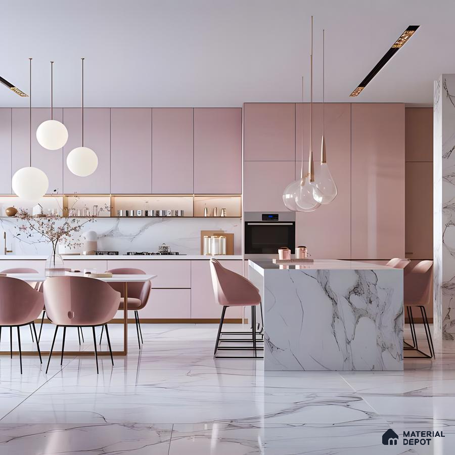 Superior Pink Kichen Unit | Material Depot