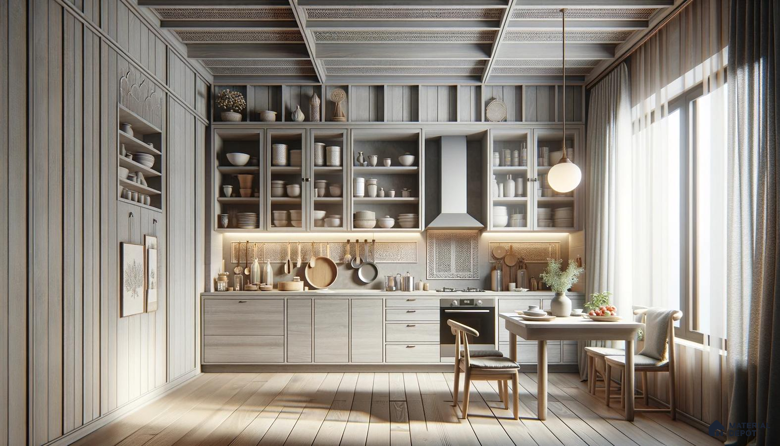 Vintage Charm Meets Simplicity in Elegant Kitchen Design | Material Depot
