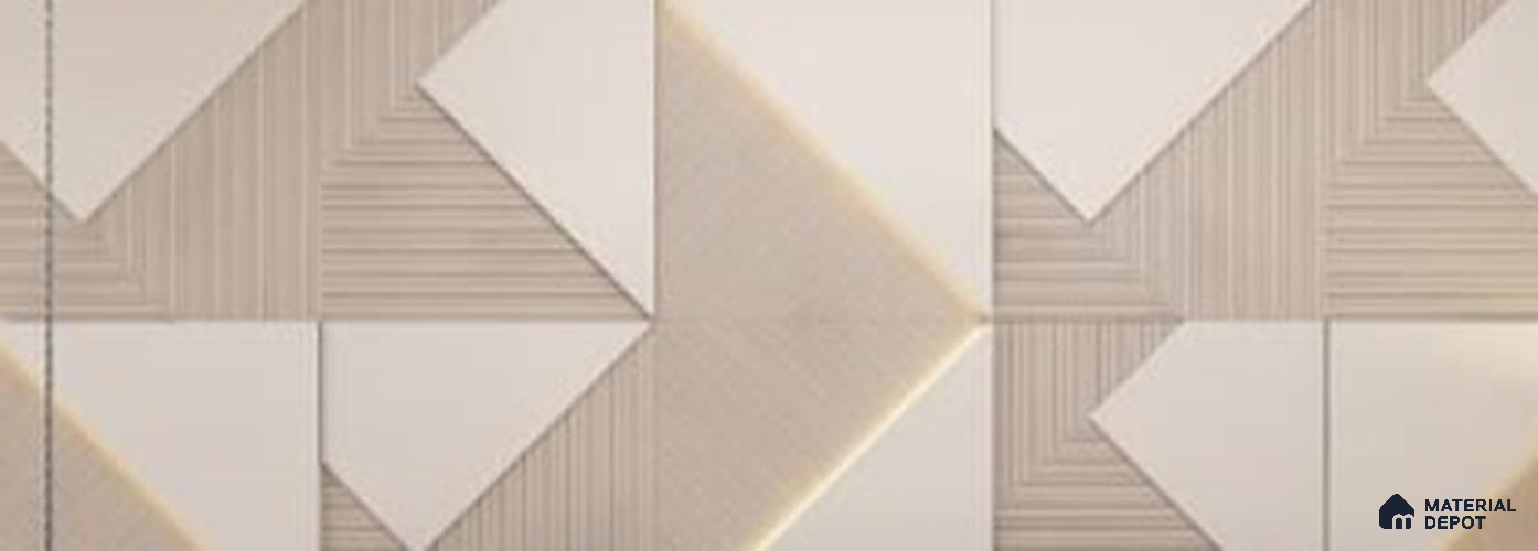 Duco Paintable Geometric CNC Made HDHMR Panel 8 ft x 4 ft - 17 mm